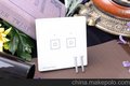 z-wave智能家居系统二路单火线触控开关