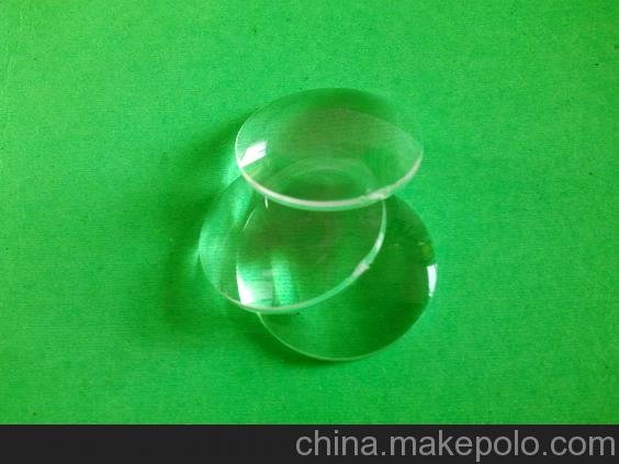 供應16MM雙凸放大鏡鏡片， 投影手電筒透鏡， 投影玩具鏡片圖片
