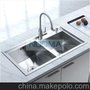 厨房水槽 304不锈钢手工盆 纯手工艺水槽 不锈钢水槽双槽