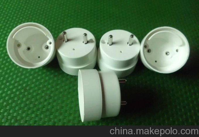 東莞LED燈頭燈座 T8用配件 廠家直銷 T8堵頭 塑膠燈頭燈座圖片