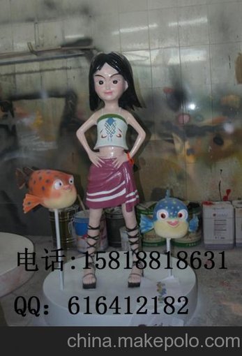 卡通人物雕塑、動(dòng)漫卡通雕塑、卡通造型十二生肖雕塑圖片