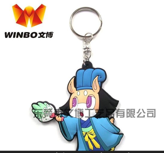 各種精美卡通動物造型廣告促銷禮品迪士尼pvc鑰匙扣東莞廠家訂做圖片