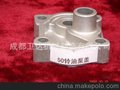 成都五金压铸件厂专业供应50铃油泵盖 机械配件 油泵零配件