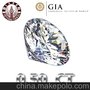 大本钟GIA钻石 50分VVS钻石 切工八心八箭 gia天然裸钻