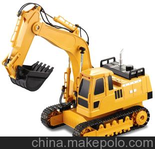 雙鷹 工程車挖土機 無線大型遙控挖掘機遙控車 E511-001兒童玩具