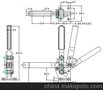 厂家直销/台湾佳手/快速夹具/气压夹钳/GH-10101-A快速夹具