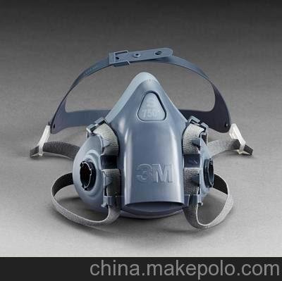 3M 7501硅質(zhì)半面型防護面具(小號)圖片