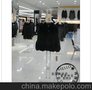 服装店衣架展示架 落地中岛架 不锈钢貂皮服装架 皮草中岛架 水貂