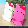 卡通hello kitty猫手机座 环保pvc软胶手机支架 手机座厂家批发