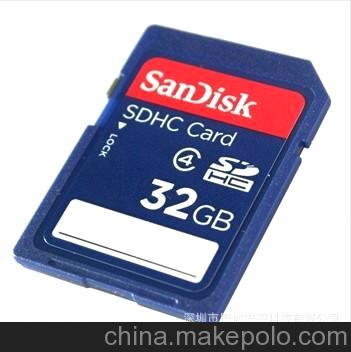 廠家直銷 閃迪 Sandisk 原裝 相機 SDC4 32GB卡 sd卡車載錄像卡