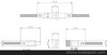 小型号小体积精巧实用型防水线接头线连接器，应用于汽车、LED等
