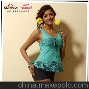 號手專柜正品 2011年新款泳裝 女式分體二件套泳衣 11283-2圖片