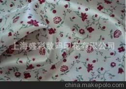 色丁面料印花加工 免費(fèi)打樣 一米起印 牢度4-5級(jí)圖片