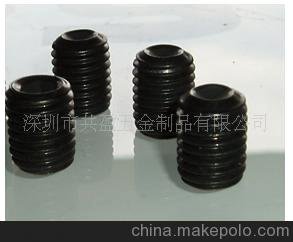 供應(yīng)DIN916緊定螺絲，燈飾配件無頭螺絲，頂絲圖片