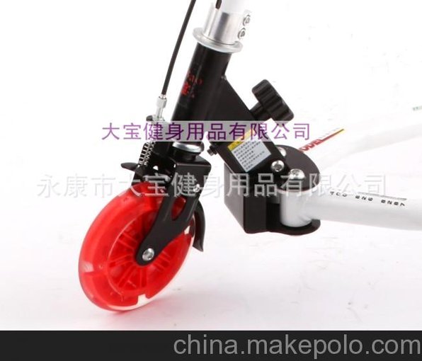 供應可愛(ài)卡通兒童蛙車(chē) 蛙式滑板車(chē)圖片