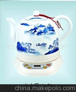陶瓷電水壺 山水圖 特價(jià)78元圖片
