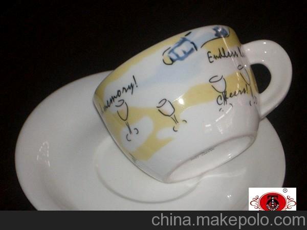 供應音符系列咖啡杯 陶瓷杯 卡布奇諾杯