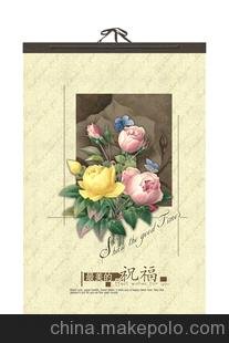 掛歷 掛歷批發(fā) 精品特種紙藝術(shù)掛歷 YC8045美的祝福圖片