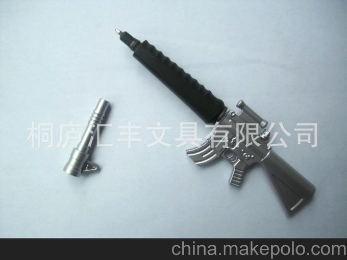 供應(yīng)年度游戲廣告精美特色槍筆造型簽到筆圖片