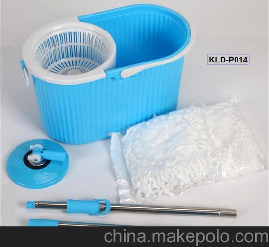 廠家供應(yīng)好神拖KLD-P014  手壓甩水+洗滌（塑料甩水籃）圖片