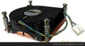 1U服务器专用纯铜散热器 775针主动式 带大口7015涡轮风扇