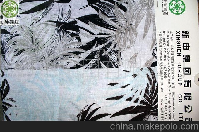 供應(yīng)法國(guó)、比利時(shí)亞麻原料的純亞麻布圖片