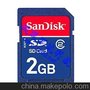 Sandisk SD卡 2GB，车载GPS SD卡，电子书SD卡，OEM工厂