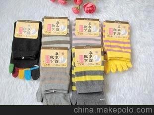 外貿(mào)襪子批發(fā) 日單精品五指襪 分趾襪 女襪 長莊 純棉 舒適透氣圖片