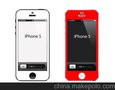 苹果贴膜 iphone5 彩膜 手机保护膜 苹果5代纯色贴膜 颜色可混批