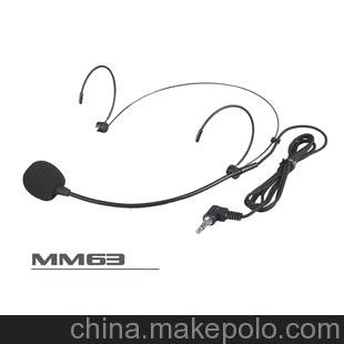 后掛式麥克風(fēng)頭戴麥克風(fēng)擴音機專(zhuān)用麥克風(fēng)微型話(huà)筒MM63圖片