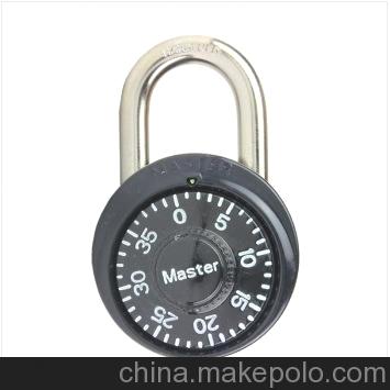 瑪斯特鎖(Master Lock) 迷你彩色更衣柜密碼掛鎖 1533EURD 黑色