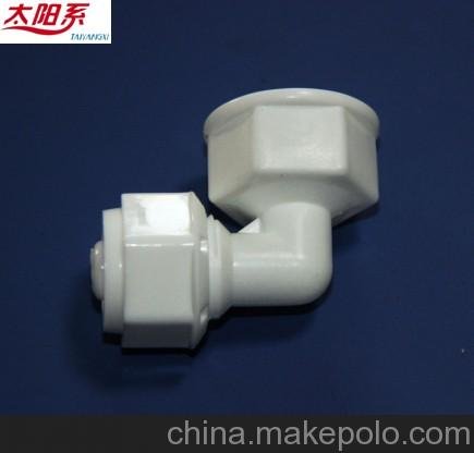 供應(yīng)太陽(yáng)系pom管件、鋁塑管接頭-L16-3/4F內(nèi)絲彎頭圖片