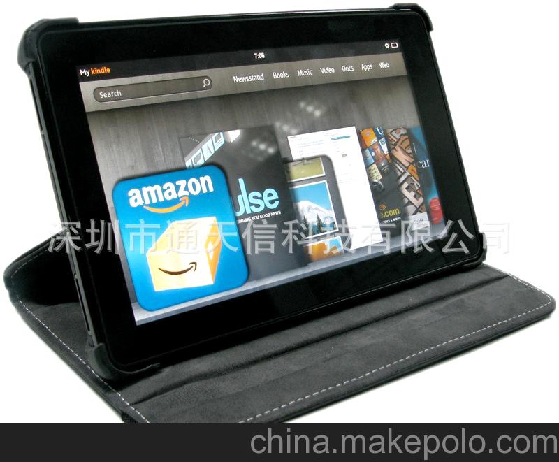 精品推薦 亞馬遜 kindle fire 360旋轉(zhuǎn)型皮套 平板電腦皮套7寸