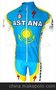 2010瑞士阿斯塔纳Astana环法车队骑行服订制