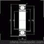 日本NSK/KOYO轴承6416-M原装深沟球轴承微型轴承