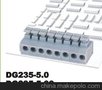 免螺丝DG235-5.0弹簧式PCB接线端子