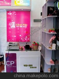 尺度貨架精口店飾品店收銀臺－1米收銀臺－高密度木烤漆圖片