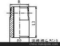 低压304不锈钢螺纹管件焊接接头FG19英制锥管外螺纹R