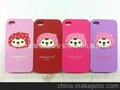 MARKS&SPENCER品質(zhì)認證 韓國糖果女孩手機殼iphone4&4S硅膠手機套