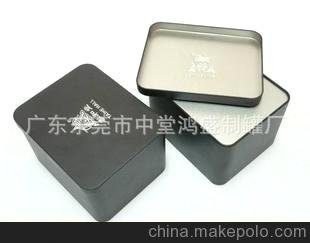扣底長方盒 馬口鐵方形盒 馬口鐵包裝盒 鐵盒 金屬盒 禮品罐圖片
