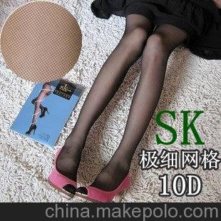 SK熱賣 明星氣質(zhì) 超強防脫絲細(xì)網(wǎng)格連褲襪 10D超薄不勾絲絲襪圖片