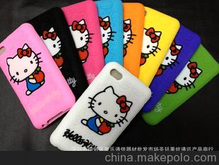 廠家批發新時代戀愛 姚笛同款iphone4kt貓 硅膠hello kitty保護殼