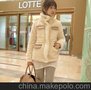 一件代发 卖可爱纯色口袋韩版百搭棉衣 毛毛外套仿皮草YF7235