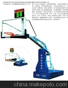 經(jīng)緯遙控電動液壓籃球架圖片