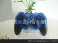 厂家供应价廉质优双振动双摇杆USB游戏手柄