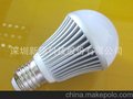 大功率 LED 9W 球泡灯 PVC灯罩