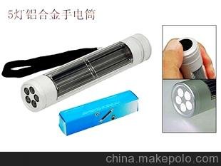 T502A太陽(yáng)能手電筒 鋁合金手電筒 節能環(huán)保手電筒 手電筒圖片