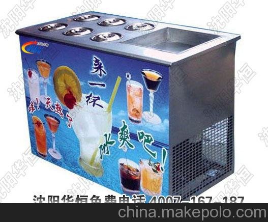 供應(yīng)新款全自動(dòng)單鍋帶六桶炒冰機(jī)圖片