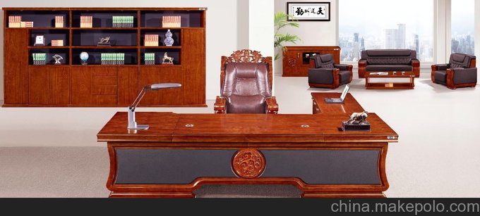 實(shí)木辦公桌會(huì )議桌圖片