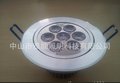 LED 天花灯 LED 节能灯 LED 射灯 7W 拉丝高光天花灯 车铝